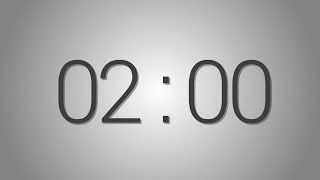 2 Minutes countdown Timer  Beep at the end  Simple Timer two min [upl. by Calabresi366]