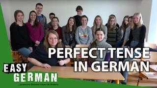 Perfect Tense in German  Super Easy German 26 [upl. by Xel564]