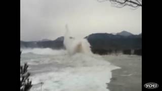 Dramatic Japan Tsunami footage Prt3 [upl. by Parrie91]