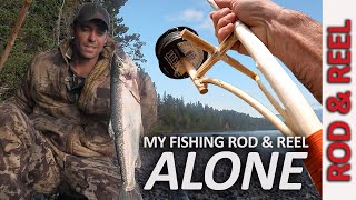 Bushcraft Fishing Rod and Reel  ALONE Season 8 [upl. by Ziegler]