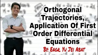 Orthogonal Trajectories Application of First Order Differential Equations [upl. by Leunamne]