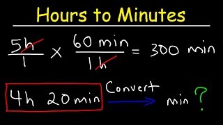 Converting Hours to Minutes and Minutes to Hours [upl. by Alli]