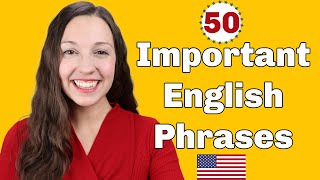 50 Important English Expressions for daily conversation [upl. by Anitsuj]