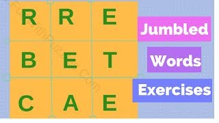 Jumbled Words Exercises [upl. by Erl]