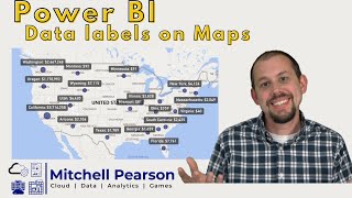 How to add Data Labels to Maps in Power BI Tips and Tricks [upl. by Neelia]