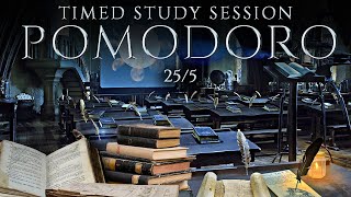 Defense Against the Dark Arts 📚 POMODORO Study Session 255  Harry Potter Ambience 📚 Focus amp Study [upl. by Fennie184]