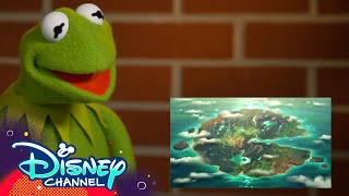 Kermit Reacts to Amphibia 🐸  Amphibia  Disney Channel [upl. by Yadroc]