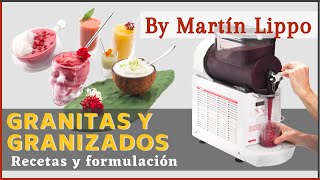 Recetas y formulación de granitas y granizados [upl. by Atteuqihc]