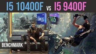 intel i5 10400f vs intel i5 9400f test in 8 games [upl. by Sup]