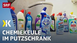 Putzmittel im Test WC und Badreiniger problematisch für Gesundheit  2019  Kassensturz  SRF [upl. by Teevens]