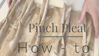 Pinch Pleat Interlined Curtains  How To  The Curtain Boutique [upl. by Nangatrad]