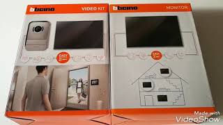 Kit videocitofono bticino  Unboxing [upl. by Kussell]