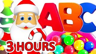 Kids Christmas Songs 3 Hours  Xmas Carols Collection  Jingle Bells Santa Claus Rudolf Frosty [upl. by Evod]