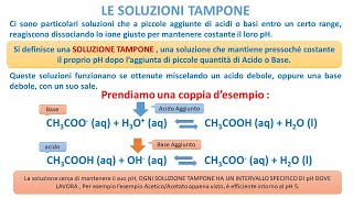 LE SOLUZIONI TAMPONE [upl. by Annoyed812]