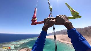 Kite surfer flies away 150m high [upl. by Edahc811]