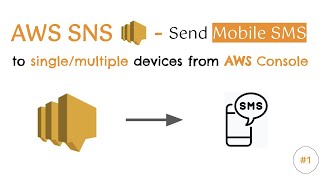 AWS SNS  Send SMS to singlemultiple devices from AWS Console  AWS SNS SMS Example  AWS SNS Demo [upl. by Htaeh299]