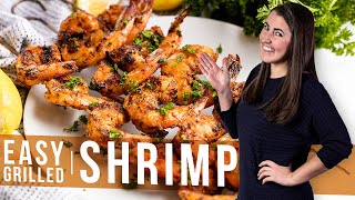 How to Make Easy Grilled Shrimp  The Stay At Home Chef [upl. by Atikin86]