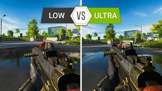 Battlefield 2042 Low vs Ultra Graphics Comparison 4K [upl. by Elleron960]