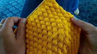 Bubbel Steek breien Bubble Wrap Stitch [upl. by Murat809]