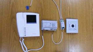 BTicino 2 Wire Swing Intercom [upl. by Narag985]