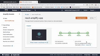 Deploy a ReactJS app to the AWS Amplify Console [upl. by Berner572]