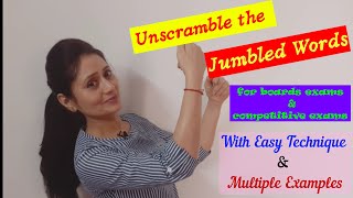 Unscramble The Jumbled Words with Easy Technique [upl. by Leftwich]