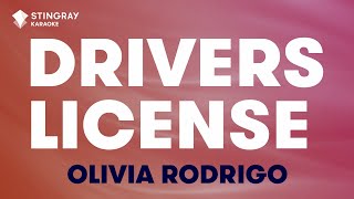 Olivia Rodrigo  drivers license 1 Hour Karaoke With Lyrics [upl. by Hafirahs]