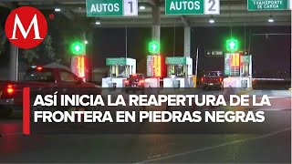 En Coahuila se abrió la frontera con EU [upl. by Asseram883]