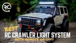 BRIGHTEST Light Kit for Your RC Crawler  MyTrickRC DG1 [upl. by Keven436]