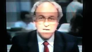 Crash of 1987 Live news reports of Stock Market Crash [upl. by Eniamrahc]