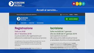 Iscrizioni online 201920  01 Come registrarsi [upl. by Hnahym]