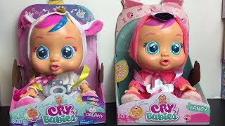 Cry Babies Doll Unboxing Crying Dolls with Sound amp Water Toy Review [upl. by Grimbal817]