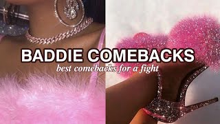 best comebacks for a fight  baddie comebacks  Aesthetic [upl. by Asselam493]