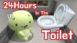 I Spent 24 Hours In Toilet [upl. by Oetomit]