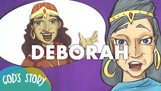 Gods Story Deborah Younger Kid Version [upl. by Koorb]