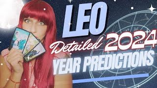 LEO 🌟 Your 2024 year in detail 🌟 Tarot predictions [upl. by Dnalevelc]