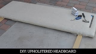 DIY How to Upholster a Headboard [upl. by Adnov]