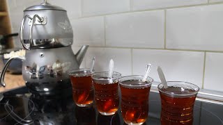 How to make turkish tea with double teapot [upl. by Maril]