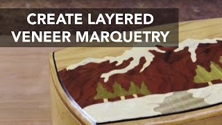 How to Create Layered Veneer Marquetry [upl. by Tnek]