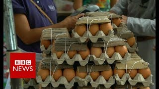 Venezuela crisis the view from Caracas farmers market  BBC News [upl. by Yaron]