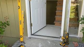 Jeld Wen Front Door Installation  Really crappy products and craftsmanship PART 1 [upl. by Chernow]