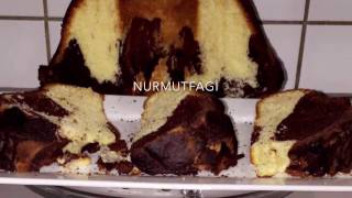 Marmorkuchen Mermer Kek Nasıl yapılır tarifi  Nurmutfagi [upl. by Audris]