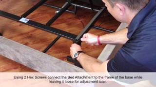 Comfort Base Headboard Bracket Installation Instructions [upl. by Ramalahs104]