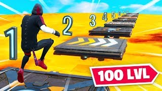 The HARDEST 100 Lvl Deathrun in Fortnite Part 2 [upl. by Anaeco]