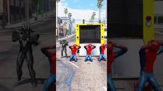 IRONMAN HELP SPIDERMAN FROM VENOM IN GTA 5  shorts [upl. by Atsed]