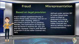 What is Difference Between Fraud amp Misrepresentation [upl. by Nebra]