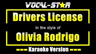 Olivia Rodrigo  Drivers License Karaoke Version [upl. by Nylasej]