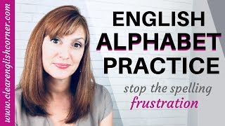 How to Say English Letters American English Alphabet Pronunciation [upl. by Reade]