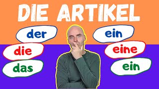 Die Artikel  Learn German  Deutsch lernen [upl. by Lleuqar218]