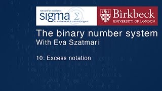 Binary 10 Excess notation [upl. by Ehud]